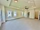 Spacious main bedroom featuring multiple windows and tray ceiling at 2455 Bleckley Pl, Cumming, GA 30041