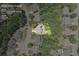 Aerial view of the property with approximate lot lines at 1547 Grove Arbor Ter, Dacula, GA 30519