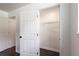 A closet interior reveals ample storage space with shelving and an organized layout at 932 Brian Ln, Forest Park, GA 30297