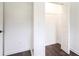 Walk-in closet with wire shelving, providing organized storage space, and hardwood floors at 932 Brian Ln, Forest Park, GA 30297