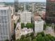 Dynamic city aerial view showing the building's surroundings and cityscape on a sunny day at 57 Forsyth Nw St # 16G, Atlanta, GA 30303