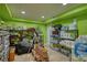 Spacious storage room with ample shelving and organized bins for easy access at 1248 Rockview Ct, Loganville, GA 30052