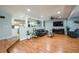 Open-concept living area with hardwood floors and a seamless flow into the updated kitchen at 2639 Hummingbird Nw Dr, Duluth, GA 30096