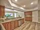 Bright kitchen with granite counters, stainless steel appliances and wood cabinets at 4512 Woodlawn Lake Dr, Marietta, GA 30068
