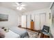 Inviting bedroom with hardwood floors, neutral colors and plenty of natural light at 425 Lindbergh Ne Dr # A2, Atlanta, GA 30305