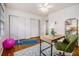 Versatile room with a desk, exercise ball, and ample closet space; perfect for a home office or guest bedroom at 425 Lindbergh Ne Dr # A2, Atlanta, GA 30305