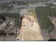 Aerial view of the property highlighting lot boundaries and surroundings at 172 Lakeview Dr, Newborn, GA 30056