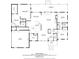 Detailed floor plan showing layout of rooms, including primary bedroom, kitchen, and living spaces at 172 Lakeview Dr, Newborn, GA 30056