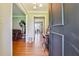 Inviting home foyer with hardwood floors and view into the living room, highlighting classic details at 3212 Georgian Woods Cir, Decatur, GA 30034