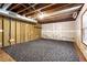 Unfinished basement with visible ceiling and carpeted area at 3442 Winter Wood Trl, Marietta, GA 30062