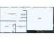 Basement floor plan layout, includes bedroom, laundry room and large garage at 3442 Winter Wood Trl, Marietta, GA 30062