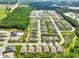 Expansive aerial shot of a community featuring numerous homes and lush landscaping at 1802 Lexington Green Pnes, Cumming, GA 30040