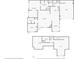 Detailed floor plan layout of the main floor with primary rooms and garage at 1802 Lexington Green Pnes, Cumming, GA 30040