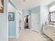 Beautiful main bathroom with a walk-in closet, tile floors, and dual shower at 1802 Lexington Green Pnes, Cumming, GA 30040