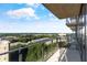 A beautiful unobstructed tree line view can be seen from this balcony with glass railing at 788 W Marietta Nw St # 1404, Atlanta, GA 30318