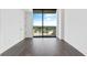 Bright bedroom with large window offering an amazing view, and hardwood floors at 788 W Marietta Nw St # 1404, Atlanta, GA 30318