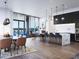 Bright, open living space featuring modern kitchen and dining area perfect for entertaining at 788 W Marietta Nw St # 1404, Atlanta, GA 30318