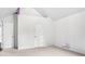 Bedroom featuring high ceilings, two doors and neutral carpeting at 273 Baywood Xing, Hiram, GA 30141