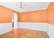Elegant dining room with chandelier and chair rail detailing at 273 Baywood Xing, Hiram, GA 30141