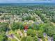 Aerial view of neighborhood featuring tree-lined streets at 1876 Hamby Place Nw Dr, Acworth, GA 30102