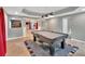 Spacious game room featuring a pool table, neutral walls and recessed lighting at 212 Thorncliff Way Way, Acworth, GA 30101