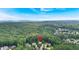 Aerial view of a house surrounded by lush greenery in an established neighborhood of single Gathering homes at 212 Thorncliff Way Way, Acworth, GA 30101