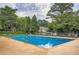 Community pool surrounded by lounge chairs and lush greenery, offering a relaxing atmosphere at 2459 Cedar Canyon Se Ct, Marietta, GA 30067