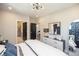 Bright bedroom showcasing modern decor, including stylish lighting and chic furniture at 371 Grant Cir # 1812, Atlanta, GA 30315