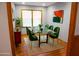 Elegant dining room with a glass table and modern decor at 2234 Clifton Springs Mnr, Decatur, GA 30034