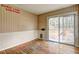 Dining room with sliding glass doors to deck and hardwood floors at 32 Hillcrest Drive Southeast Se Dr, Austell, GA 30168