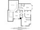 Second-floor layout featuring multiple bedrooms and bathrooms for comfortable living at 106 April Walk, Mcdonough, GA 30253