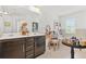 Bright bathroom with double vanity, decor, and soaking tub next to sunny window at 3246 Spicy Cedar Ln, Lithonia, GA 30038