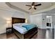 Spacious main bedroom with hardwood floors and neutral wall paint at 5965 Vista Brook Dr, Suwanee, GA 30024