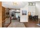 Spacious living room with fireplace and dining room at 3711 Frey Lake Nw Rd, Kennesaw, GA 30144