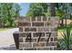 Close-up of the brick mailbox with the address number 477 visible on the front at 477 Michael Dr, Alpharetta, GA 30009