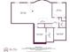 Detailed basement plan showcasing Gathering room, bedroom, and bar at 2619 Dayview Ln, Atlanta, GA 30331