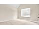 Bedroom features large window with blinds and light carpeting at 2619 Dayview Ln, Atlanta, GA 30331