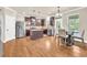 Modern kitchen with stainless steel appliances and granite countertops at 2619 Dayview Ln, Atlanta, GA 30331