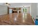 Spacious living room featuring wood floors and natural light at 303 Nottingham Dr, Woodstock, GA 30188
