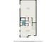 Detailed floor plan showcases the layout of the garage, Gathering room, bath, and stairs at 1836 Preserve Way, Brookhaven, GA 30341