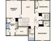 Second floor plan featuring an owner's suite, two bedrooms, a loft, two baths and a laundry room at 7254 Deering Court Lot 177, Douglasville, GA 30134