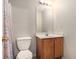 Bathroom with vanity and a shower-tub combination at 6341 Lake Valley Pt, Lithonia, GA 30058