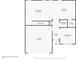Clear and concise floor plan illustrating the main level of the home, emphasizing the living spaces and garage at 230 Waters Edge Pkwy, Temple, GA 30179