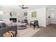 Cozy living room features a fireplace, comfortable seating, stylish decor, and plenty of natural light at 2463 Briarmoor Ne Rd, Atlanta, GA 30345
