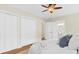 Bedroom featuring modern decor, with two closets and an ensuite bathroom at 2463 Briarmoor Ne Rd, Atlanta, GA 30345