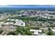 Community overview: Aerial view showcasing lush greenery and nearby urban landscape at 1010 Donegal Se, Smyrna, GA 30080