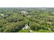 Aerial view of secluded property, nestled in lush greenery providing privacy and tranquility at 5095 Karr Road Rd, Cumming, GA 30040