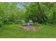 Secluded outdoor seating area with mature trees at 5095 Karr Road Rd, Cumming, GA 30040