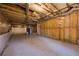 Unfinished basement space showing exposed ceiling, HVAC duct work, and ready for customization at 205 Finsbury Park Ct, Suwanee, GA 30024