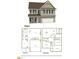 Layout of a two-story home with labeled rooms, dimensions, and features for both the first and second floors at 2277 Church St, Hampton, GA 30228